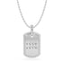 14K White gold_Zodiac sign: Aquarius (January 20th - February 18th)