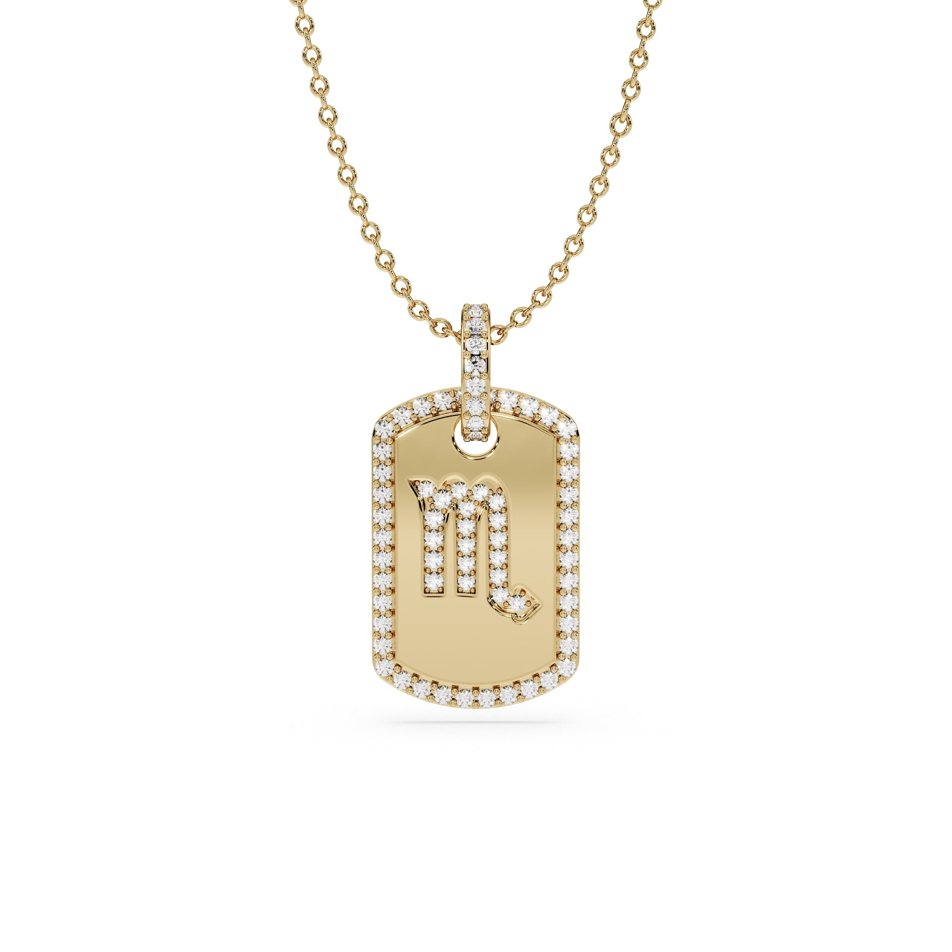 14K Yellow gold_Zodiac sign: Scorpio (October 23rd - November 21st)