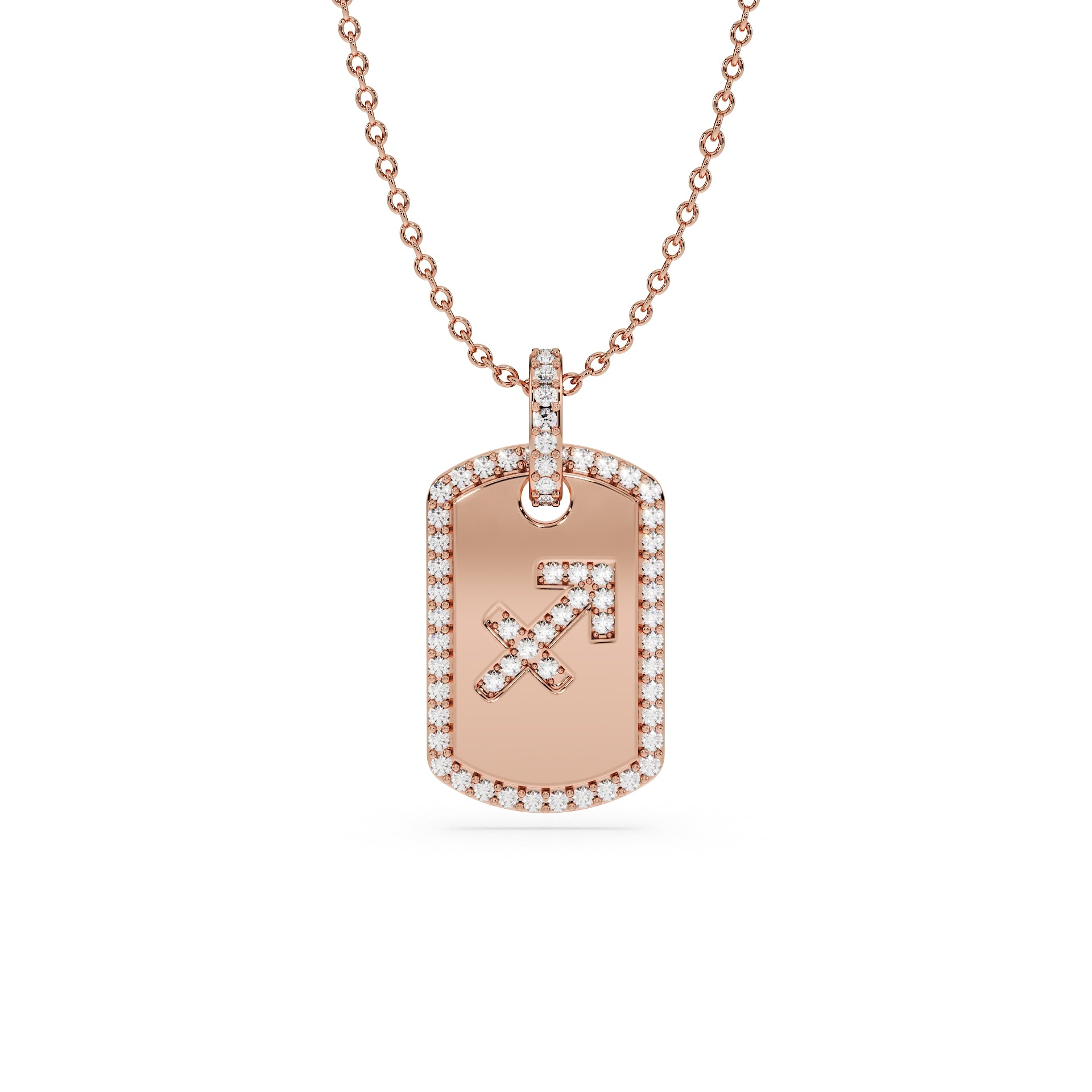14K Rose gold_Zodiac sign: Sagittarius (November 22nd - December 21st)
