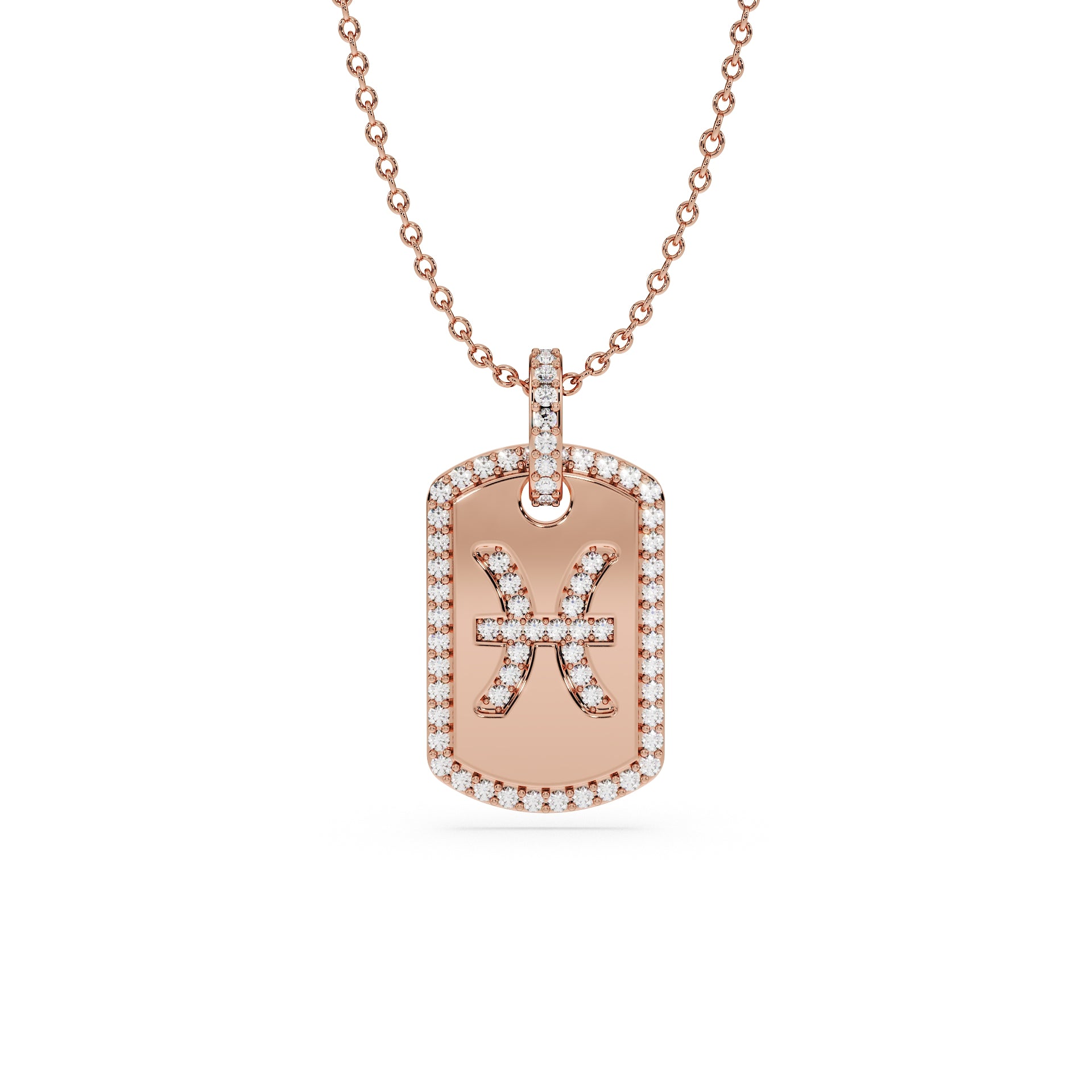 14K Rose gold_Zodiac sign: Pisces (February 19th - March 20th)