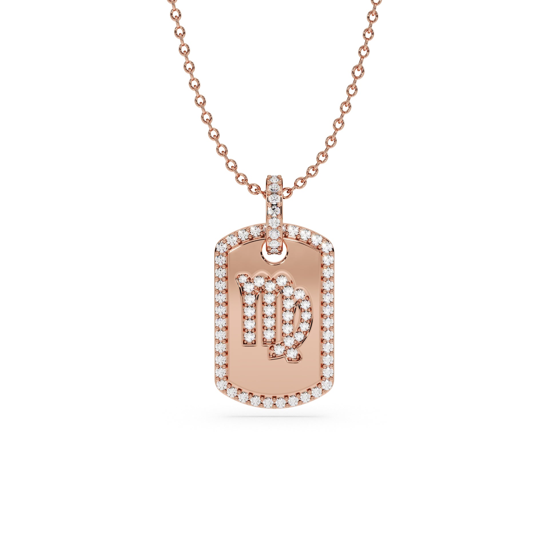 14K Rose gold_Zodiac sign: Virgo (August 23rd - September 22nd)