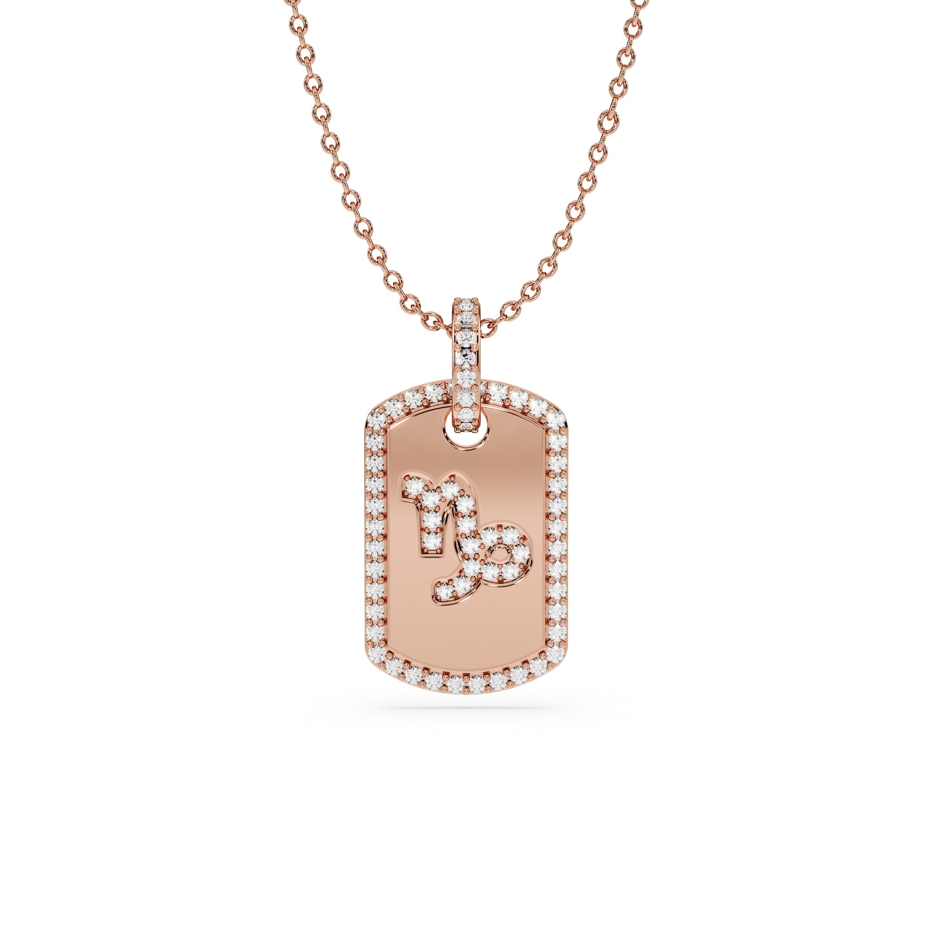 14K Rose gold_Zodiac sign: Capricorn (December 22nd - January 19th)