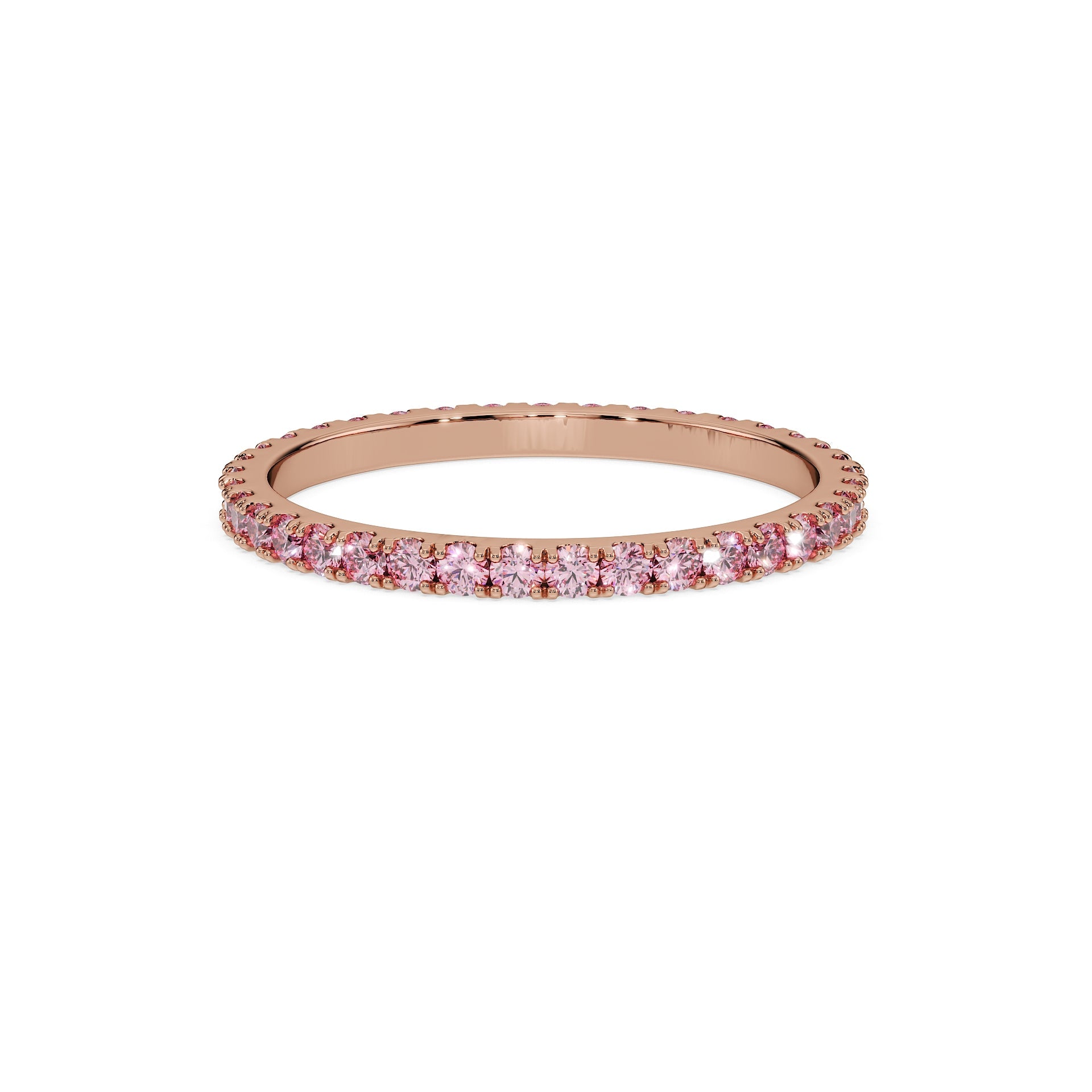 14K Rose gold_Vivid Pink Diamond