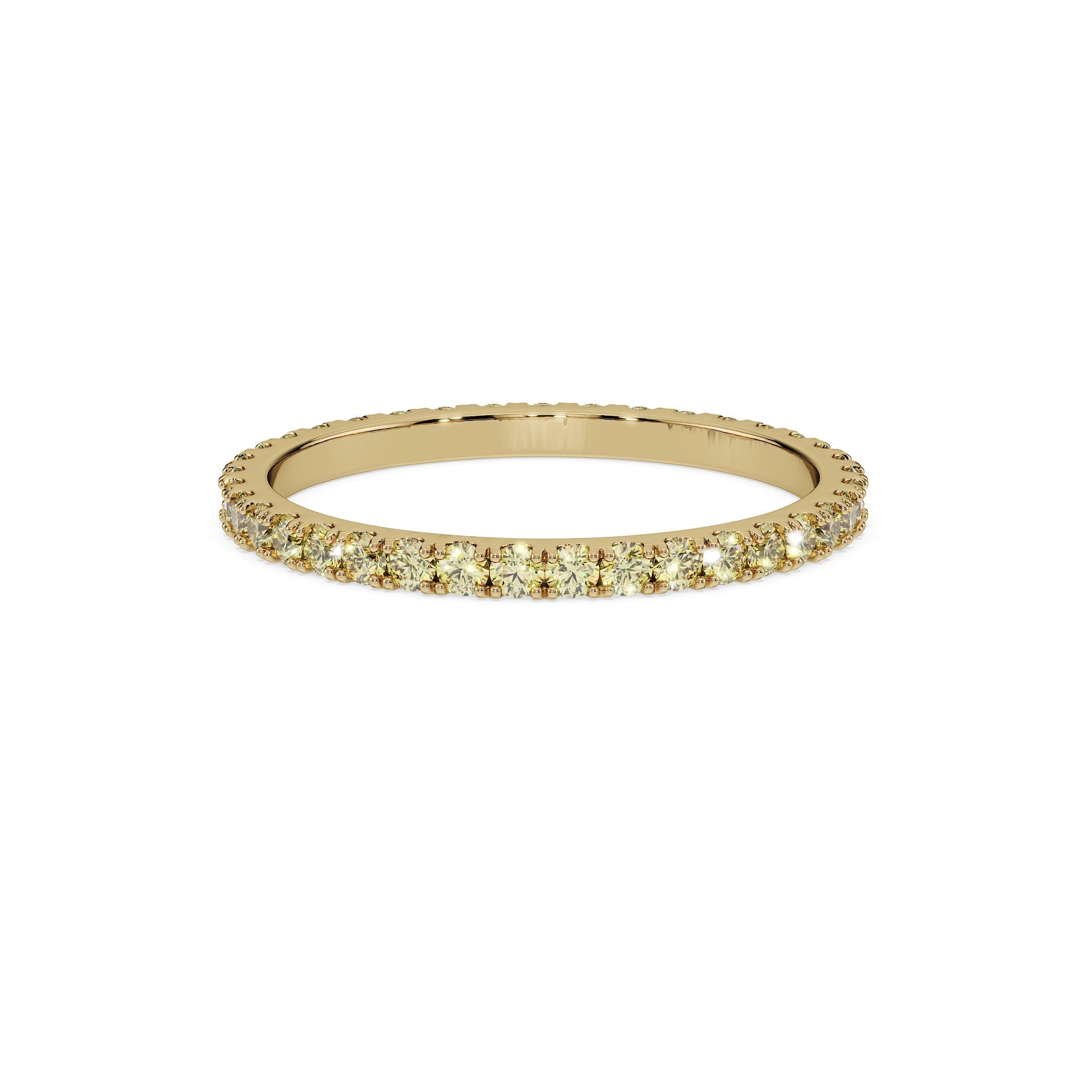 14K Yellow gold_Yellow Diamond