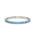 14K White gold_Royal Blue Diamond