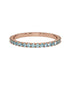14K Rose gold_Ice Blue Diamond