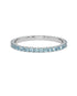 14K White gold_Ice Blue Diamond