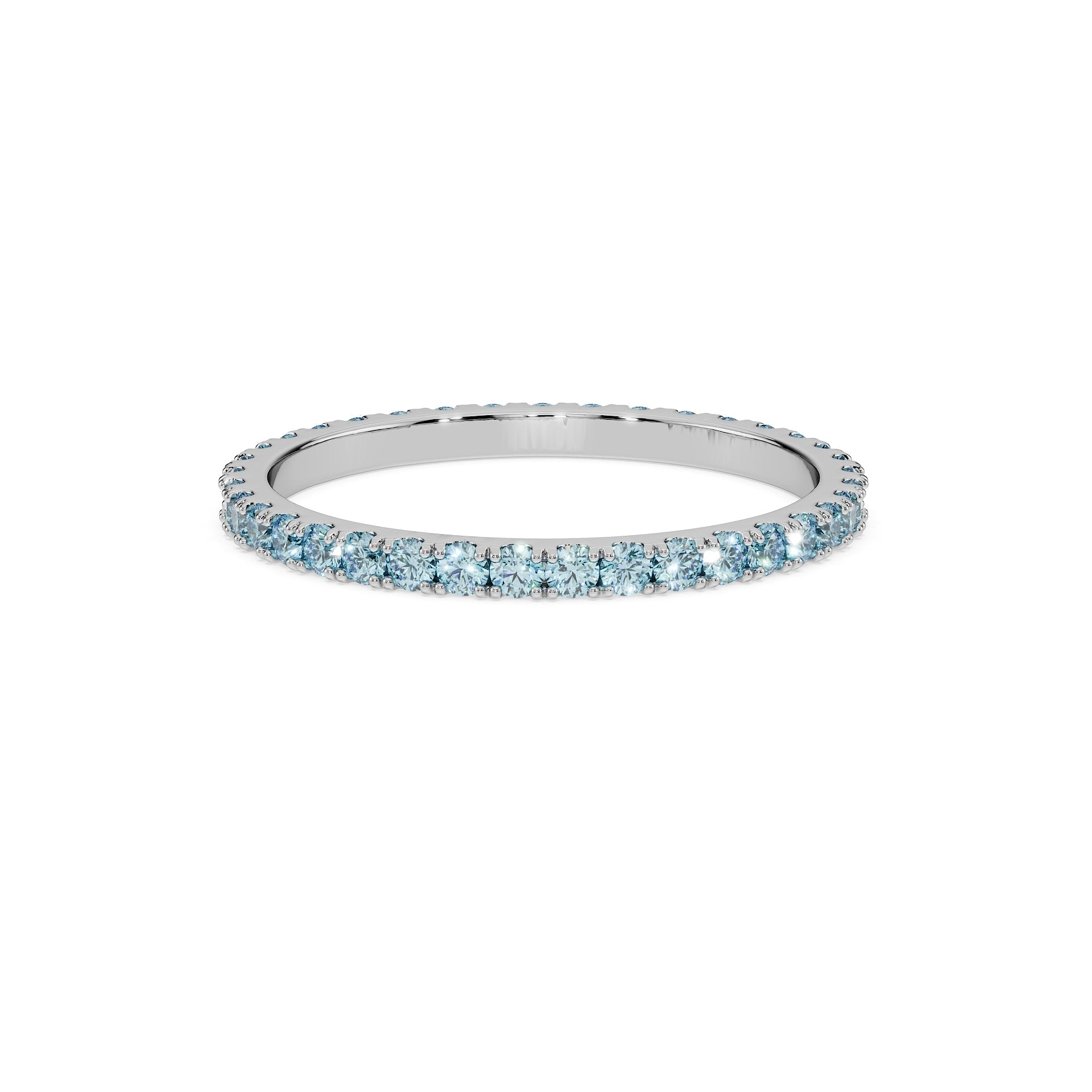14K White gold_Ice Blue Diamond