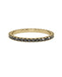 14K Yellow gold_Black Diamond
