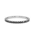14K White gold_Black Diamond