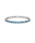 14K White gold_Royal Blue Diamond