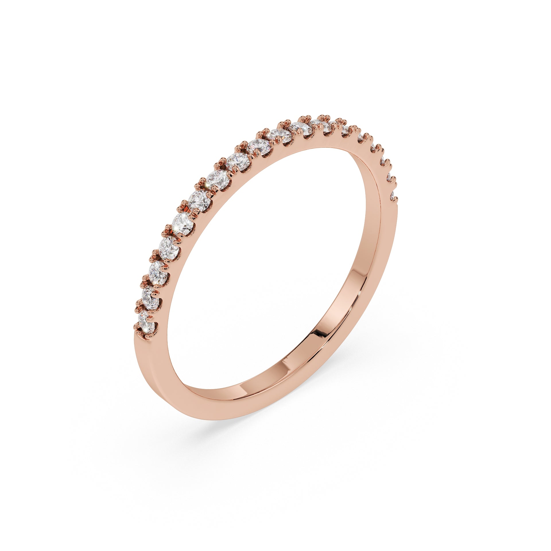 Small Half Eternity Diamond Ring