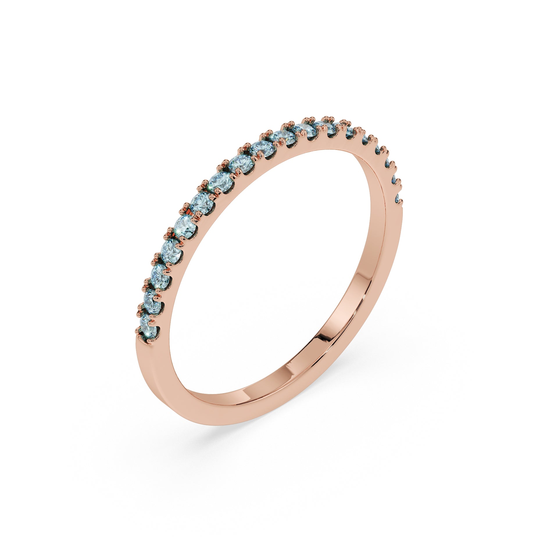 Small Half Eternity Diamond Ring