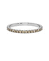 14K White gold_Brown Diamond