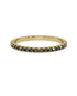 14K Yellow gold_Black Diamond