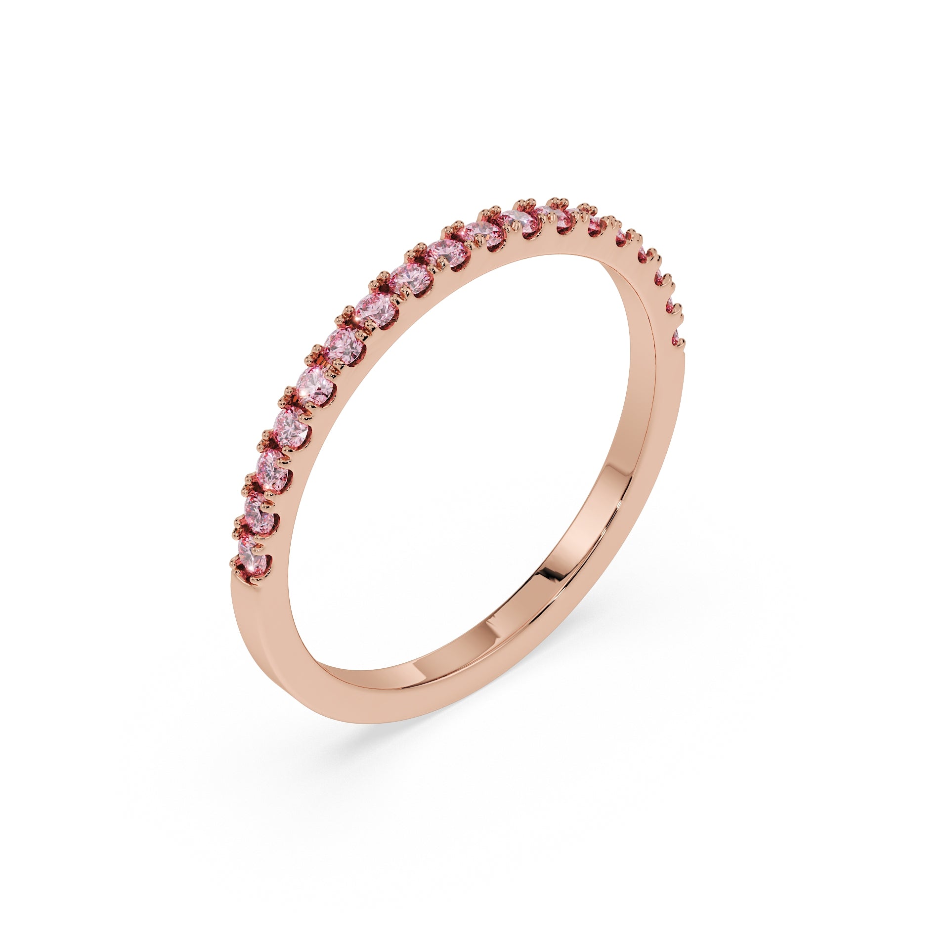 Small Half Eternity Diamond Ring