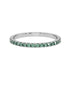 14K White gold_Royal Green Diamond