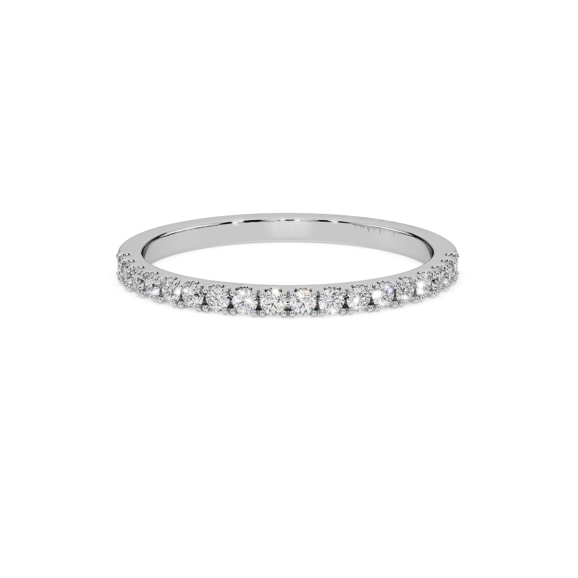 14K White gold_Classic (White) Diamond