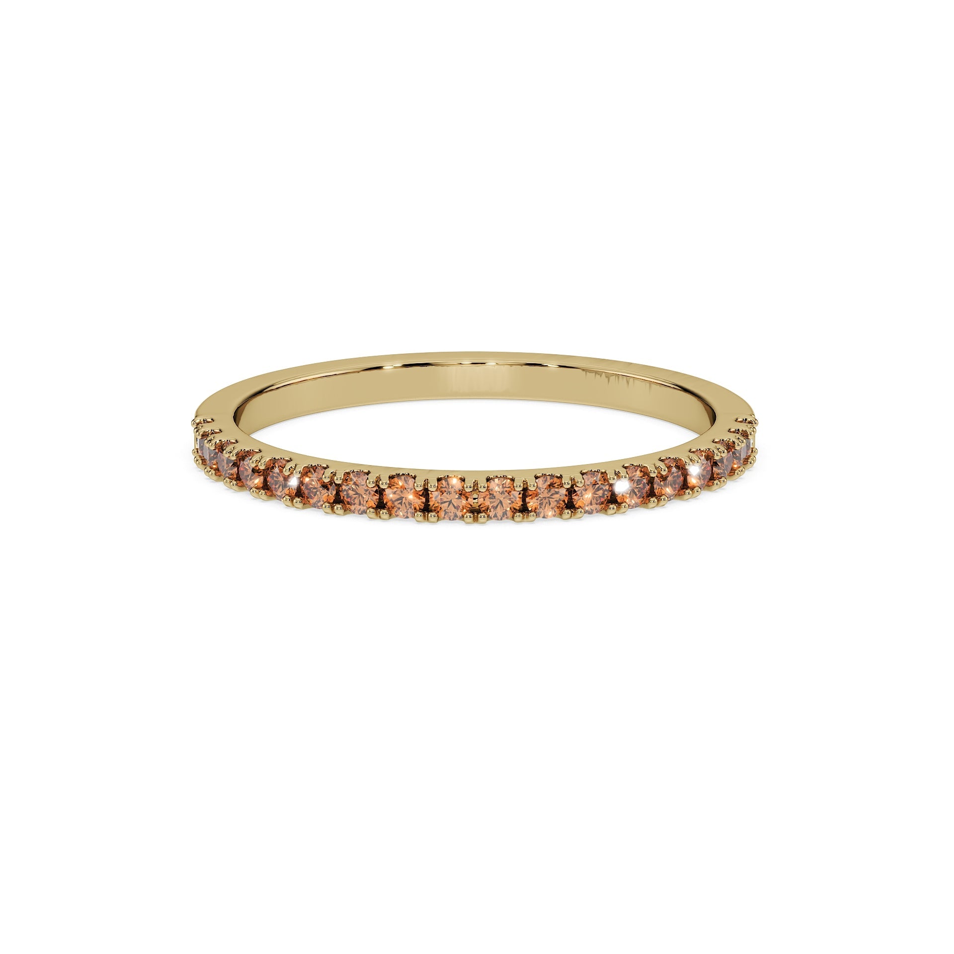 14K Yellow gold_Cherry Cognac Diamond