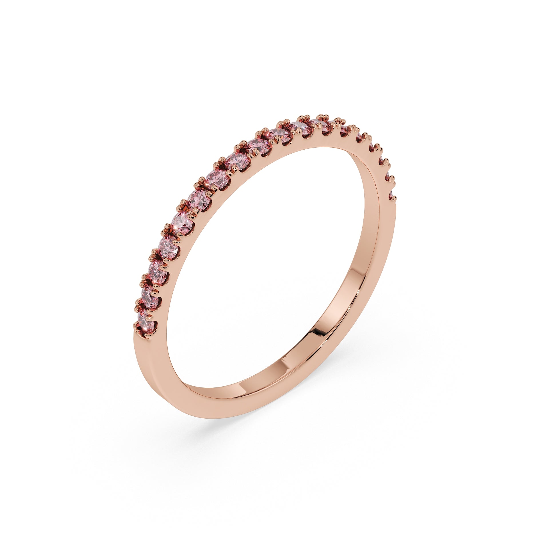 Small Half Eternity Diamond Ring