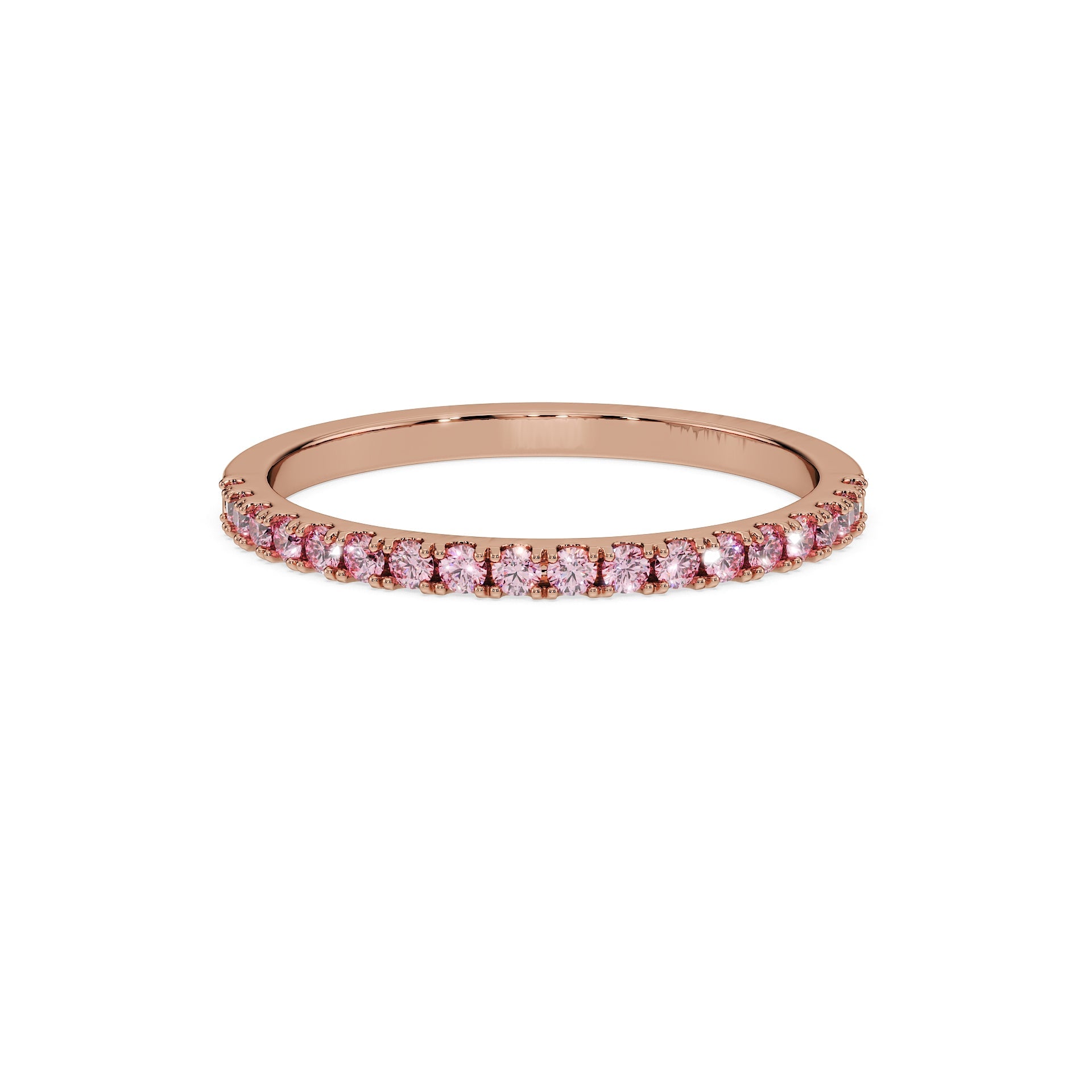 14K Rose gold_Vivid Pink Diamond
