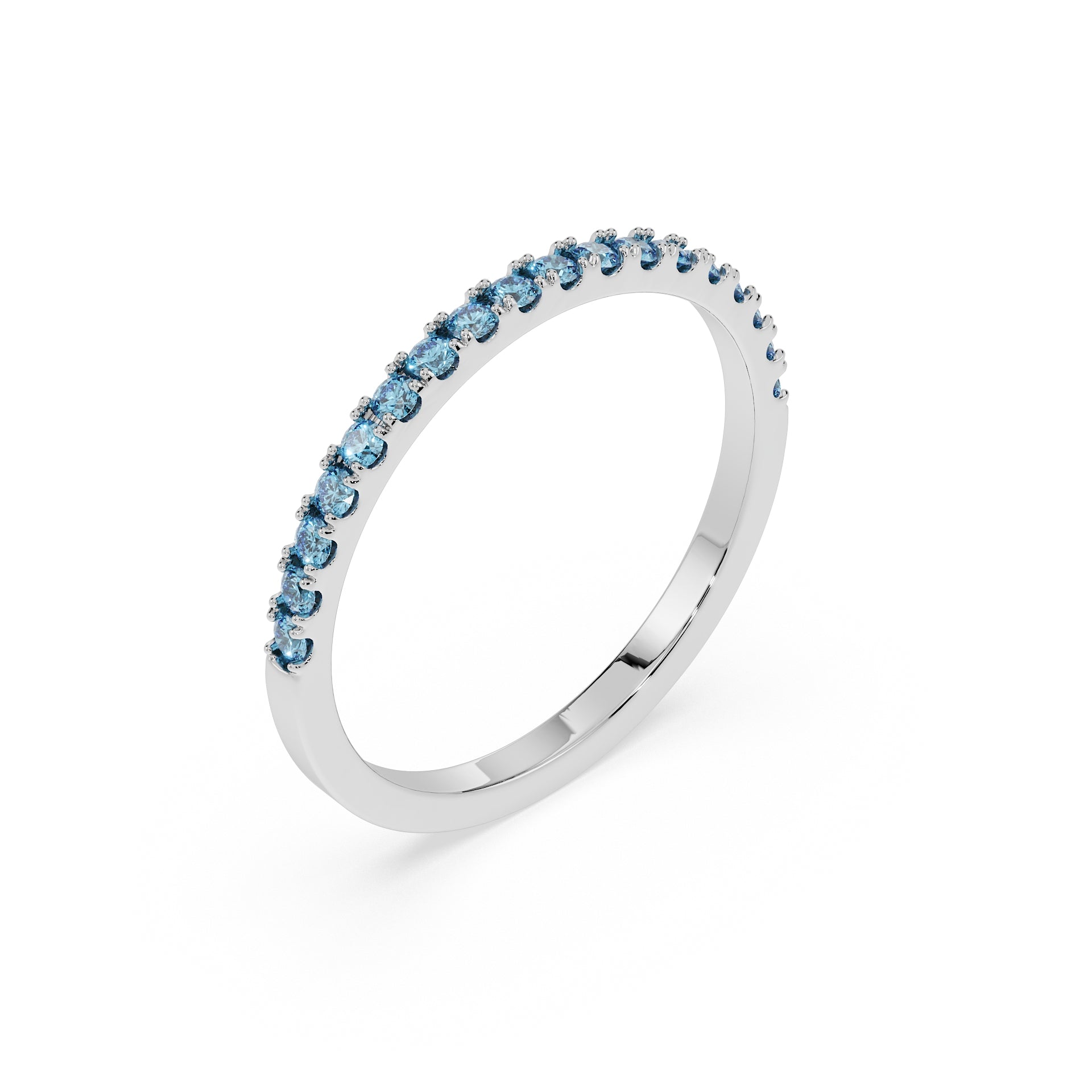 Small Half Eternity Diamond Ring