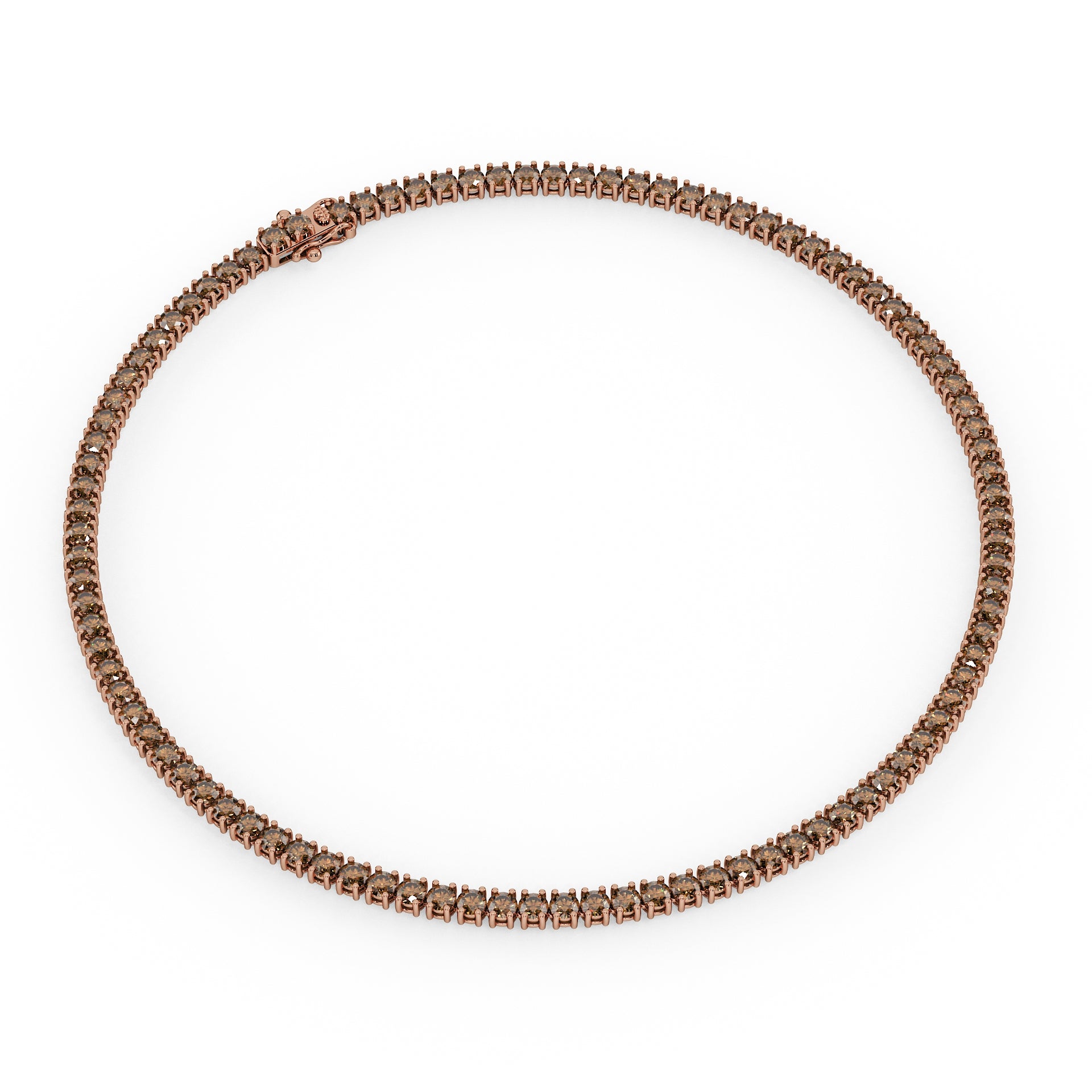 Statement 11-Color 23ct Diamond Tennis Necklace