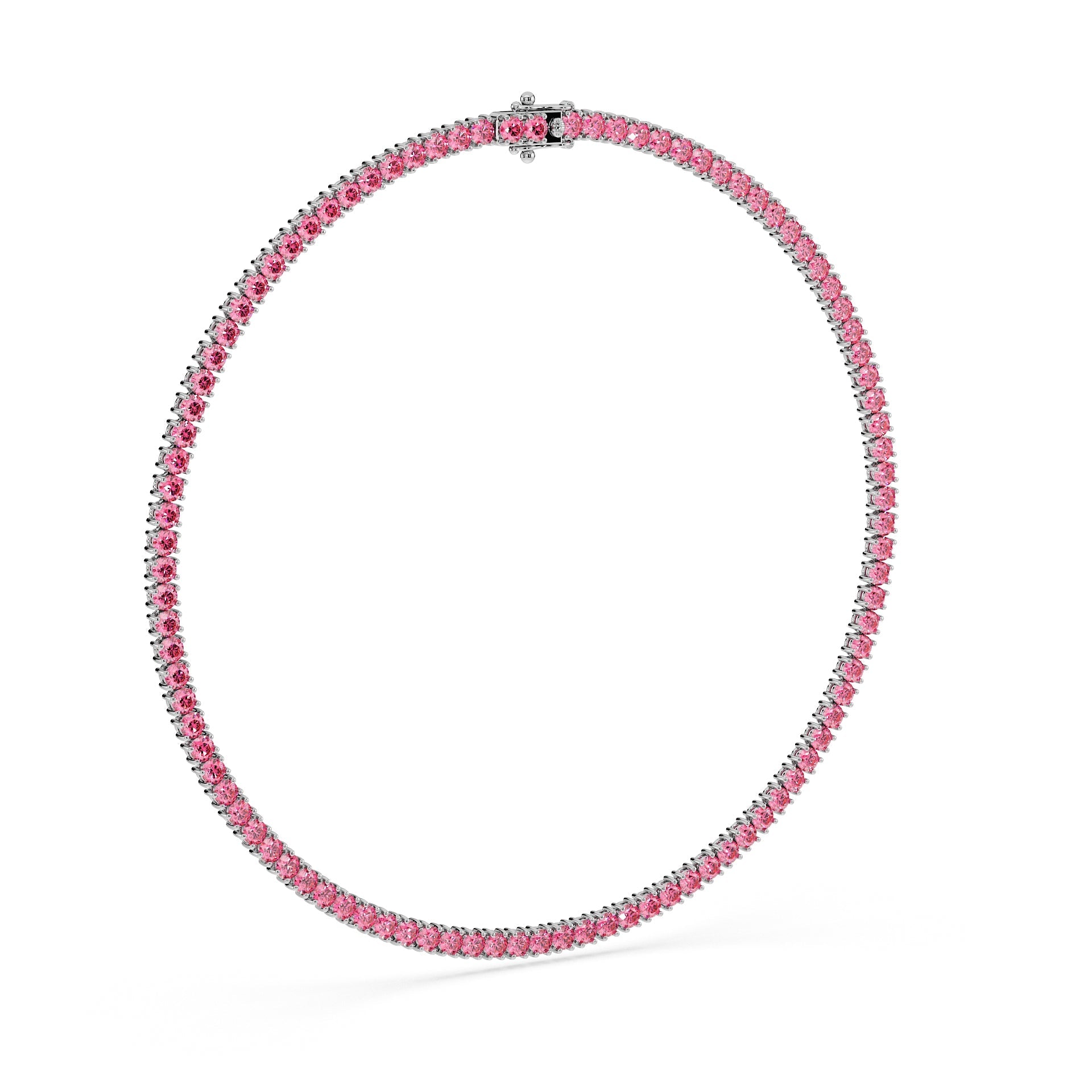 Statement 11-Color 23ct Diamond Tennis Necklace