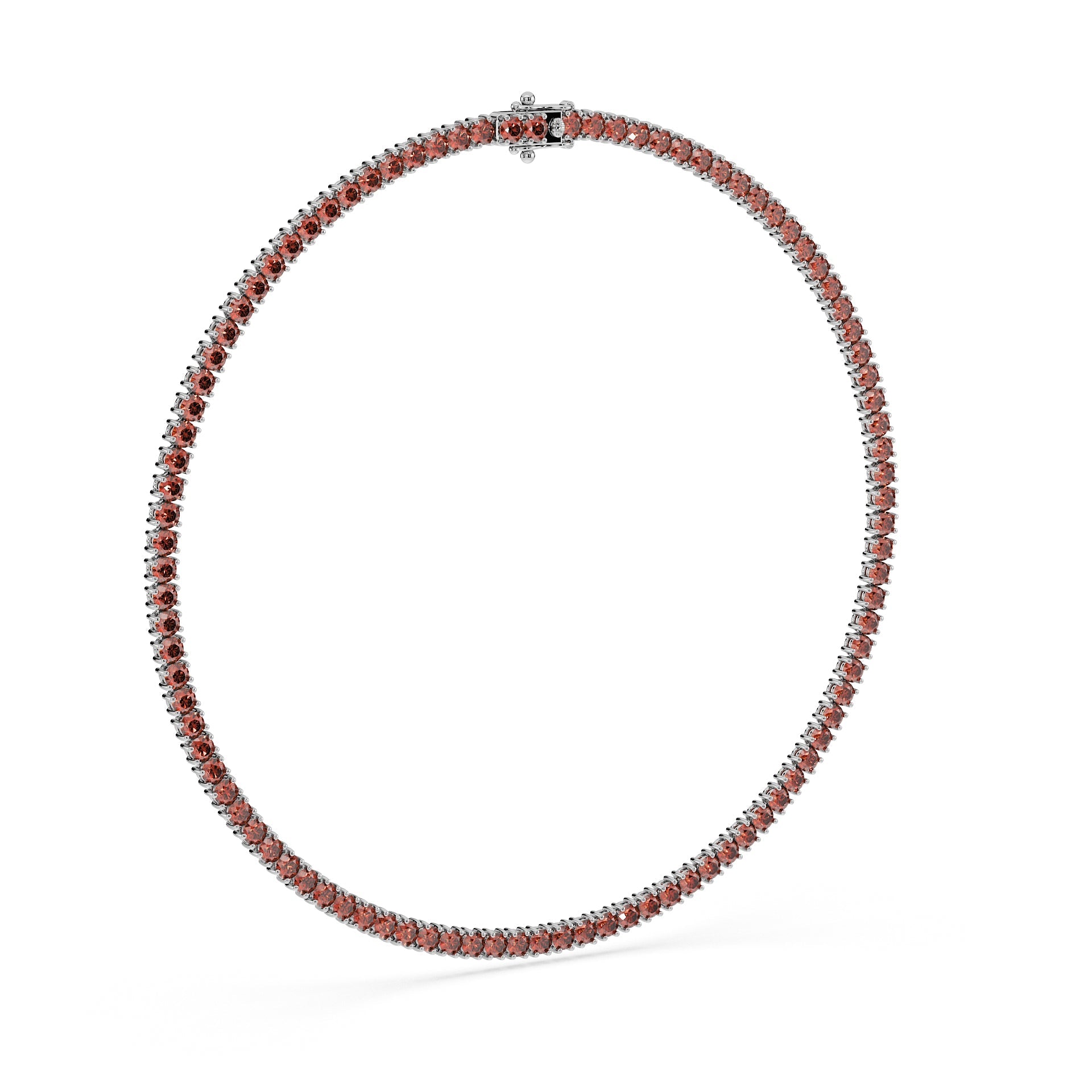 Statement 11-Color 23ct Diamond Tennis Necklace