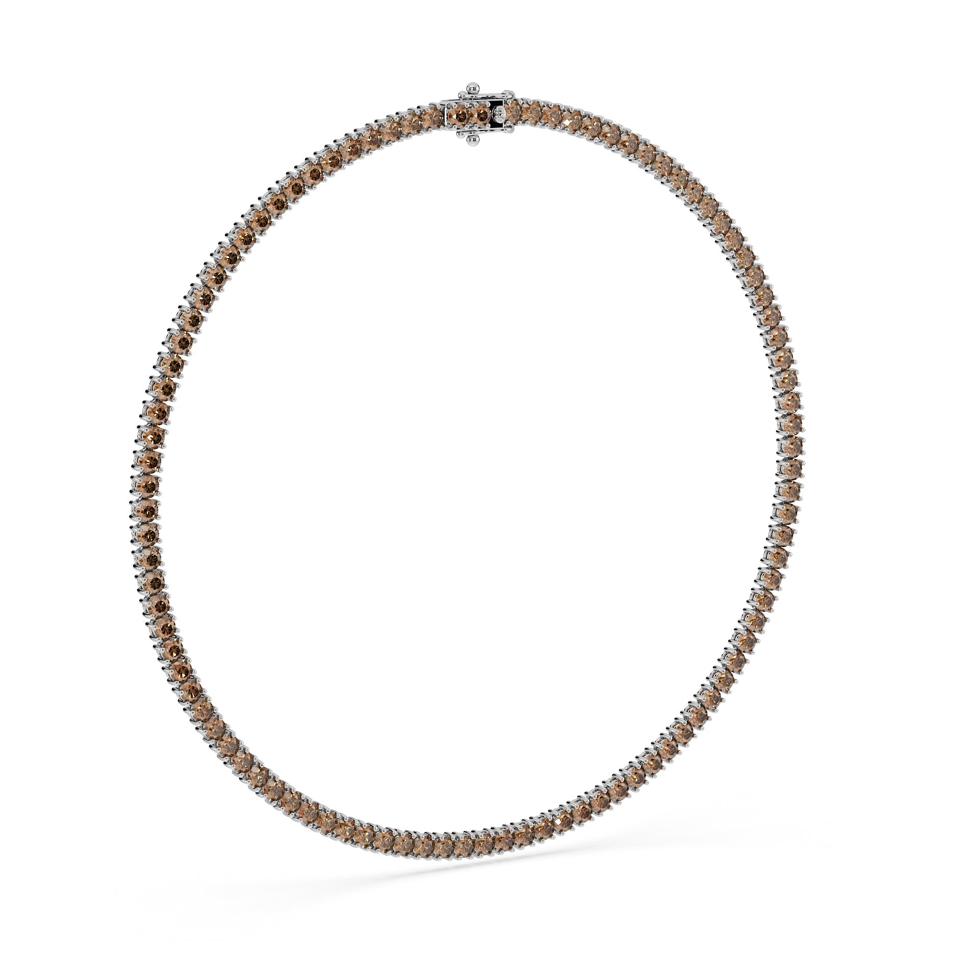 Statement 11-Color 23ct Diamond Tennis Necklace