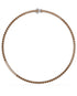 14K White gold_Brown Diamond