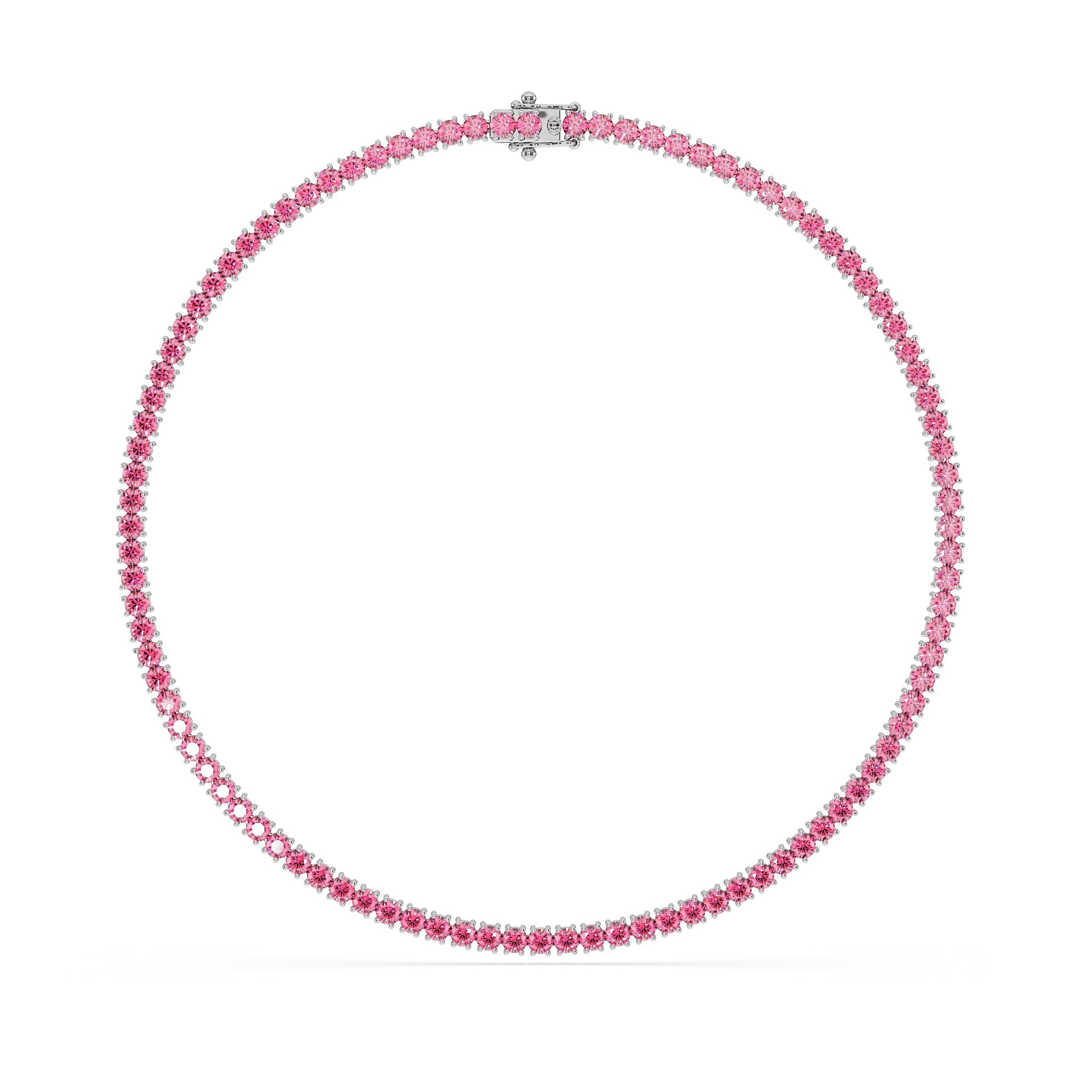 14K White gold_Vivid Pink Diamond
