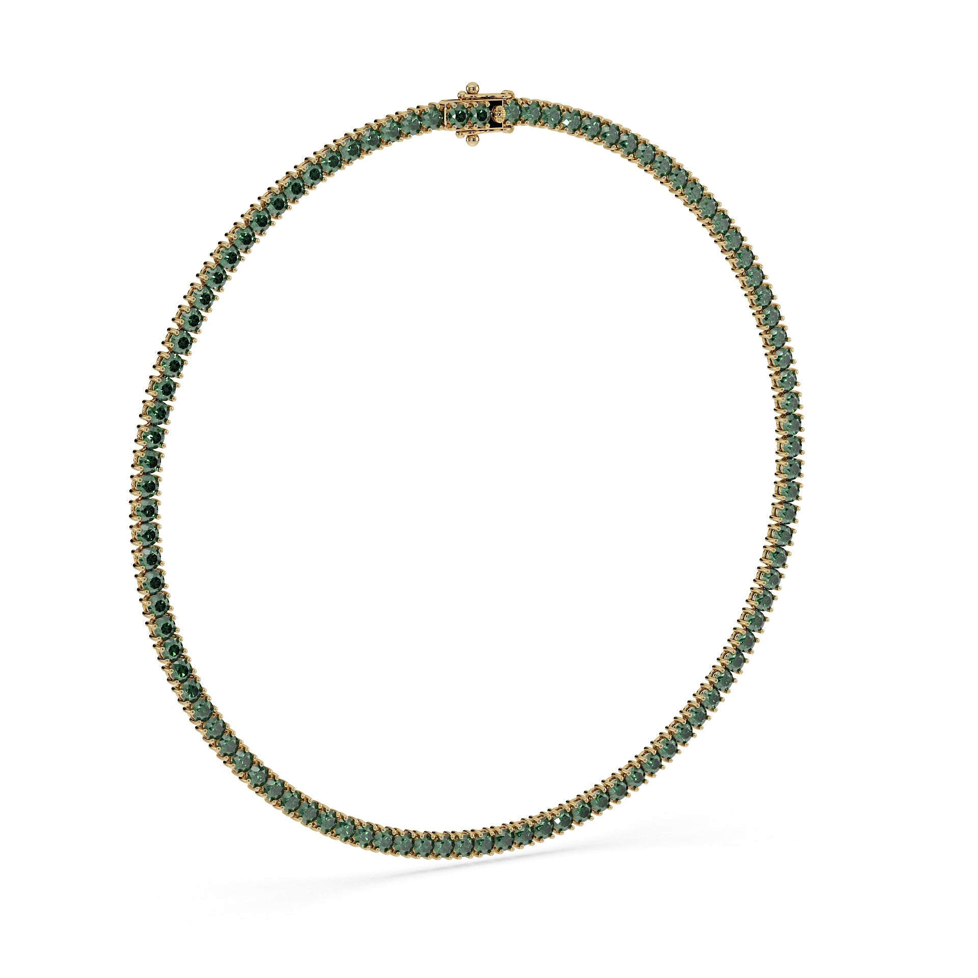 Statement 11-Color 23ct Diamond Tennis Necklace