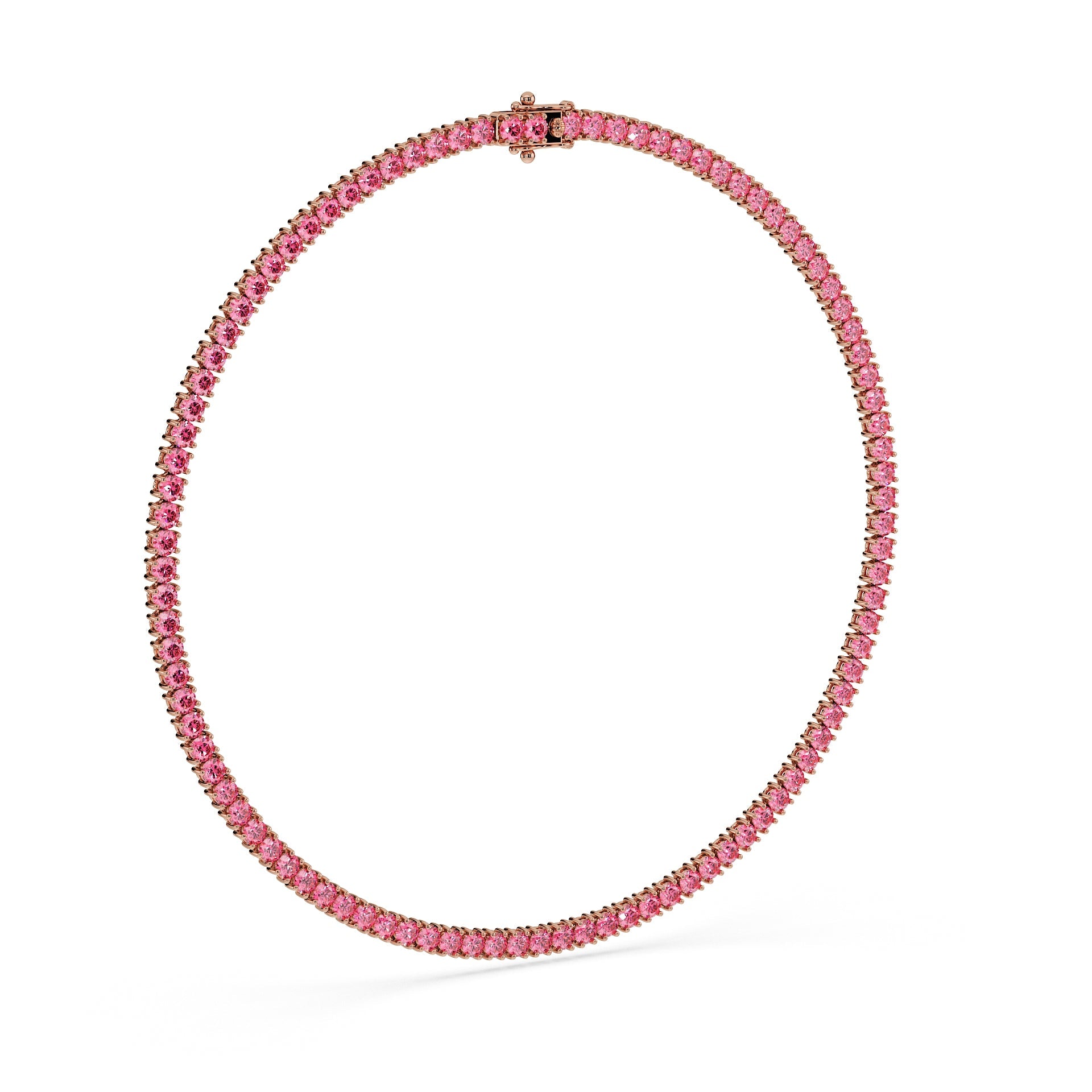 Statement 11-Color 23ct Diamond Tennis Necklace