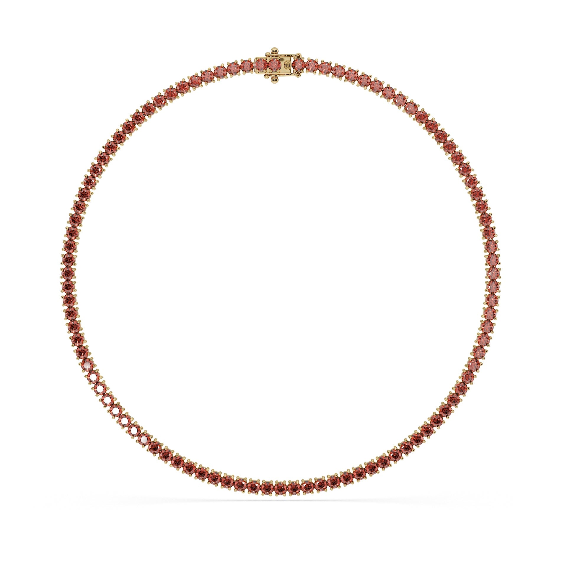 14K Yellow gold_Cherry Cognac Diamond