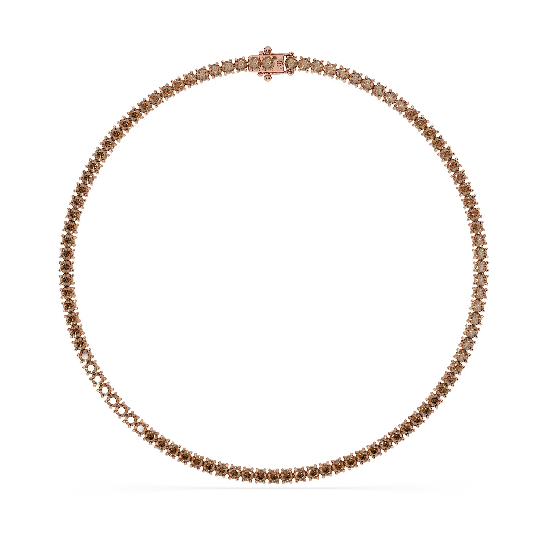 14K Rose gold_Brown Diamond