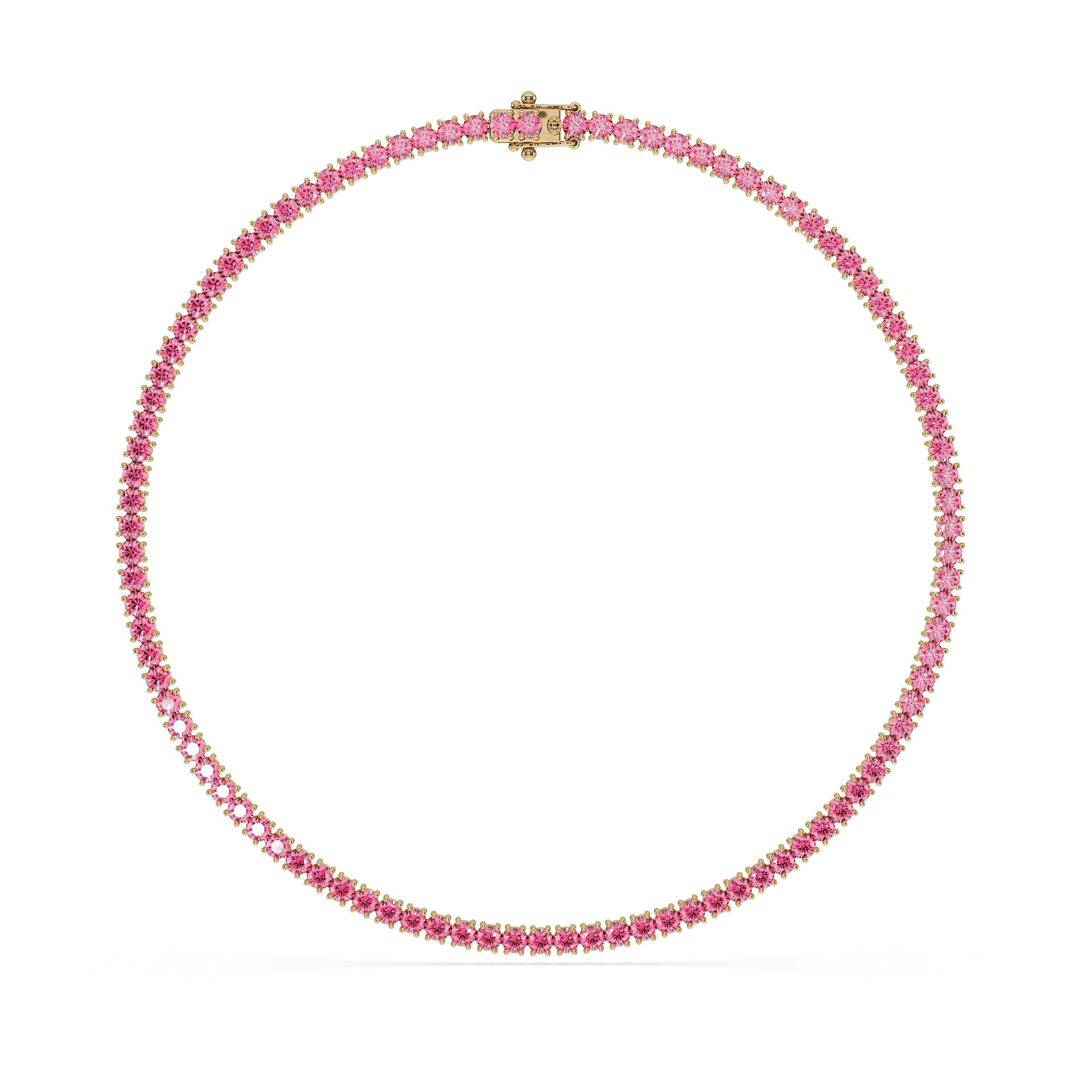 14K Yellow gold_Vivid Pink Diamond
