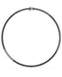 14K White gold_Black Diamond