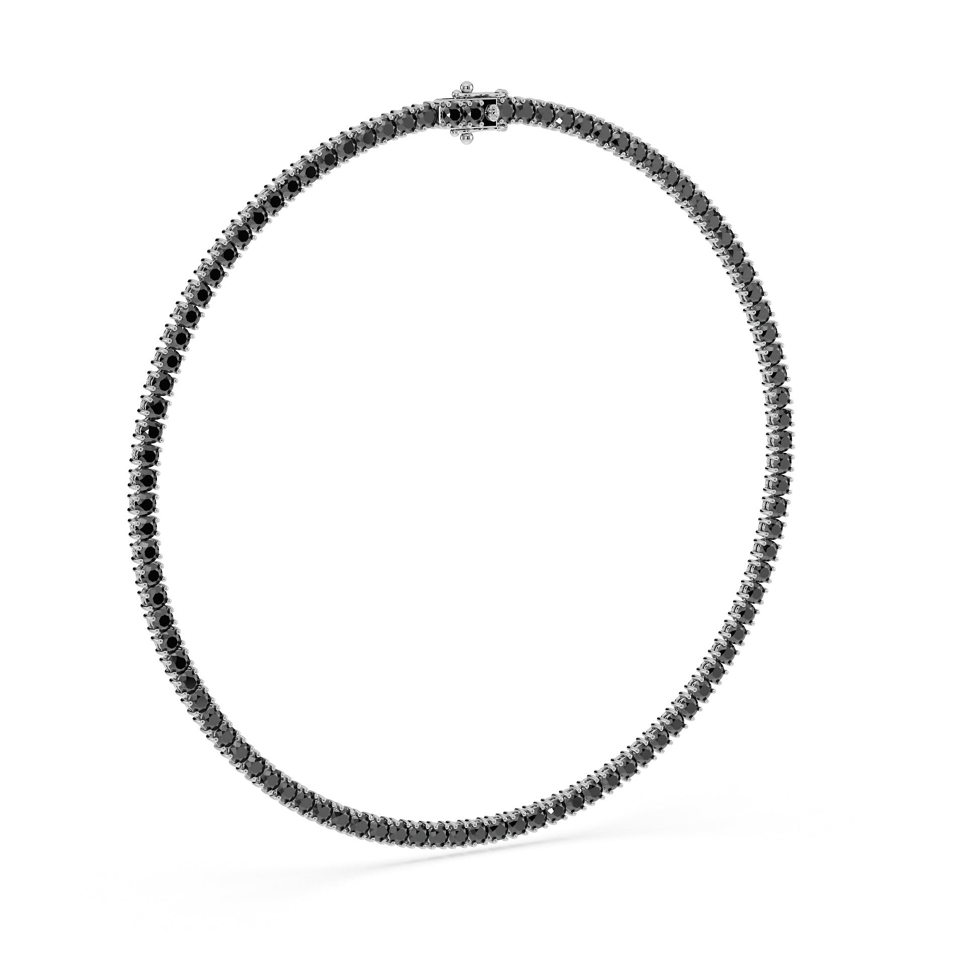 Statement 11-Color 23ct Diamond Tennis Necklace