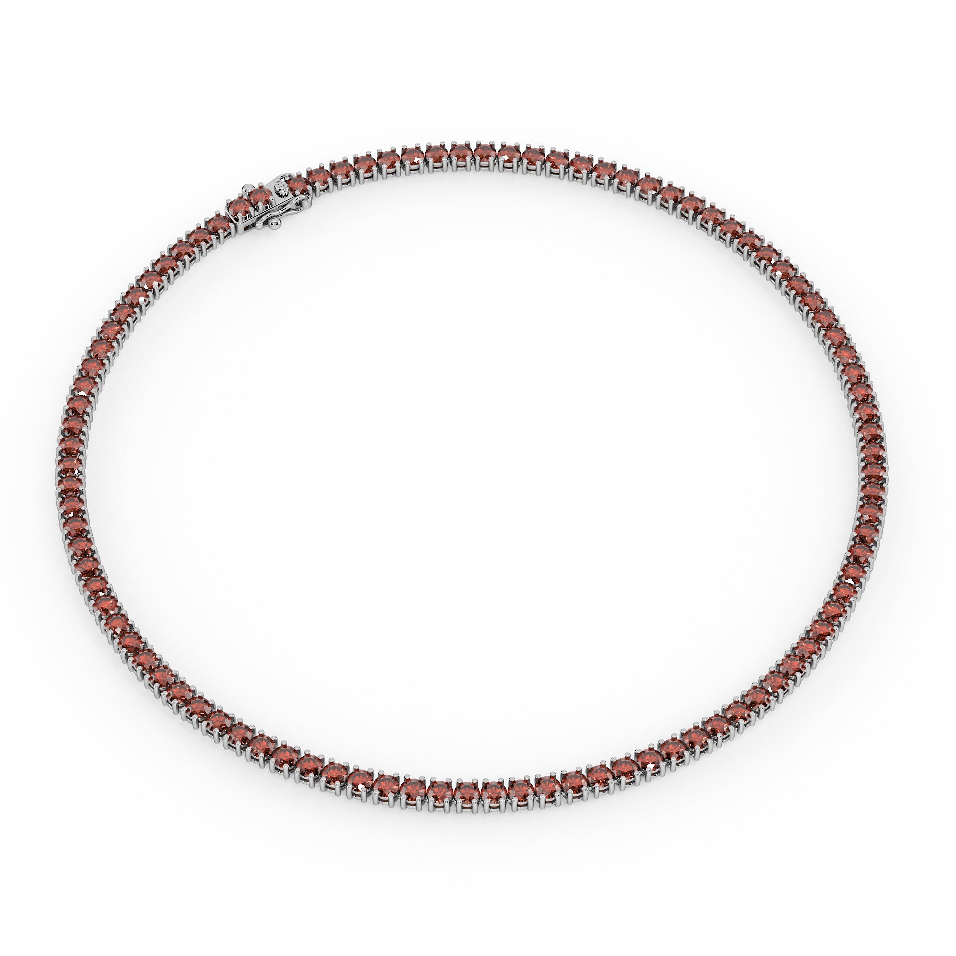 Statement 11-Color 23ct Diamond Tennis Necklace