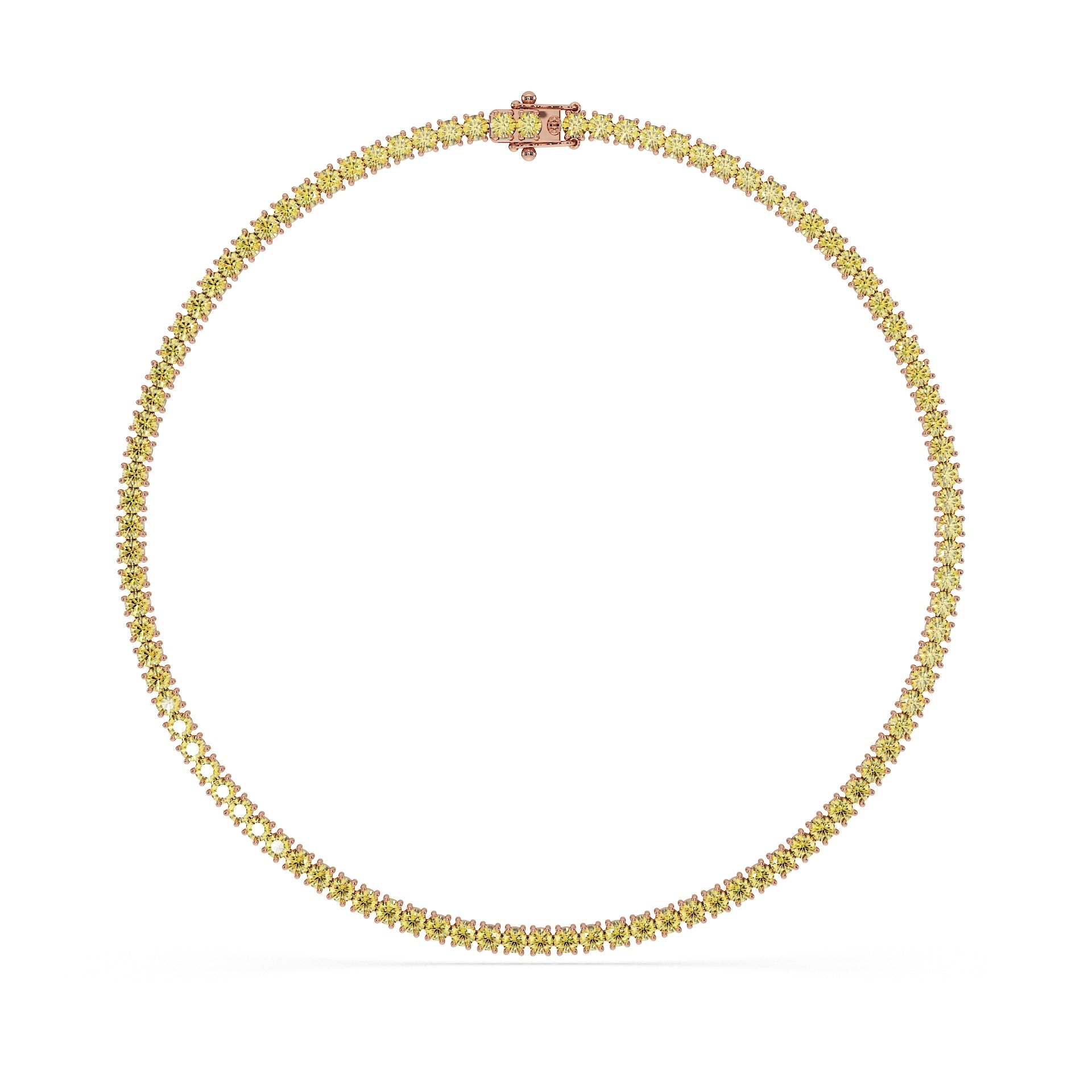 14K Rose gold_Yellow Diamond