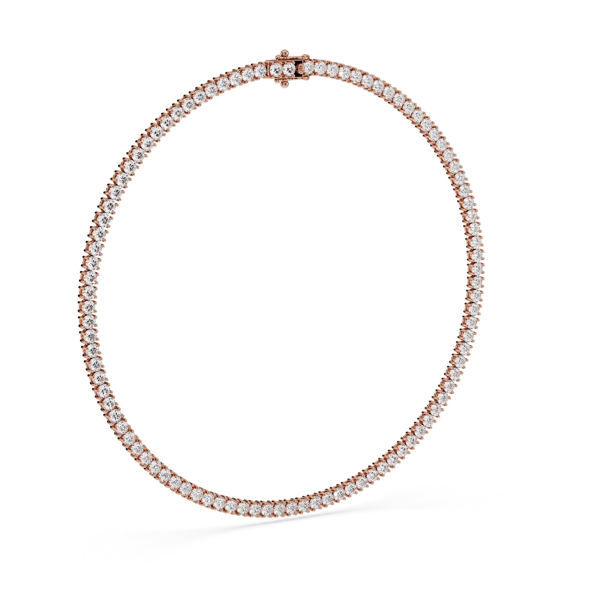 Statement 11-Color 23ct Diamond Tennis Necklace