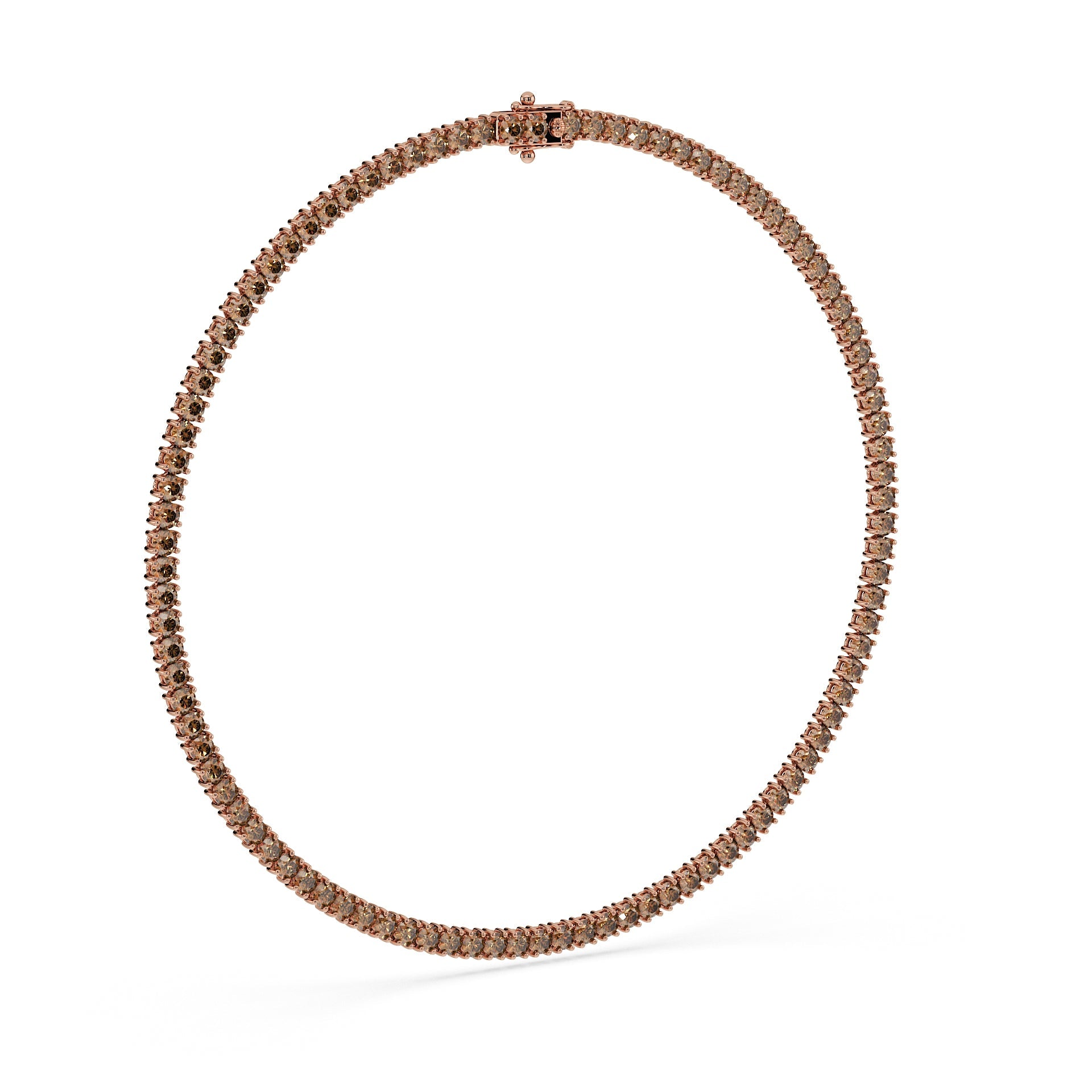 Statement 11-Color 23ct Diamond Tennis Necklace