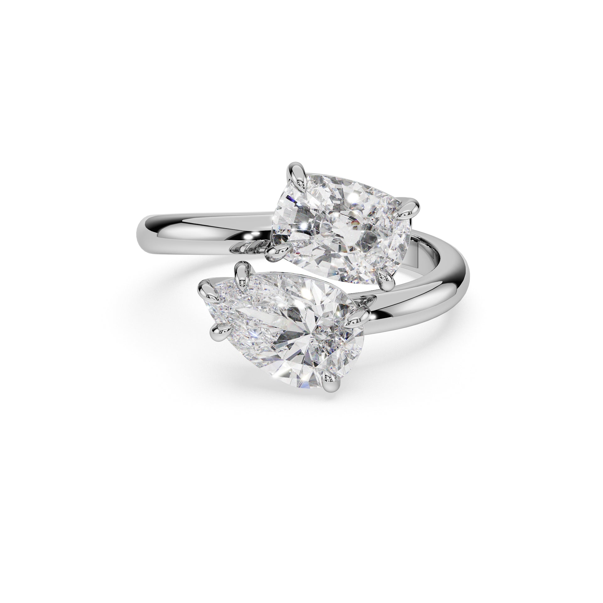 14K White gold