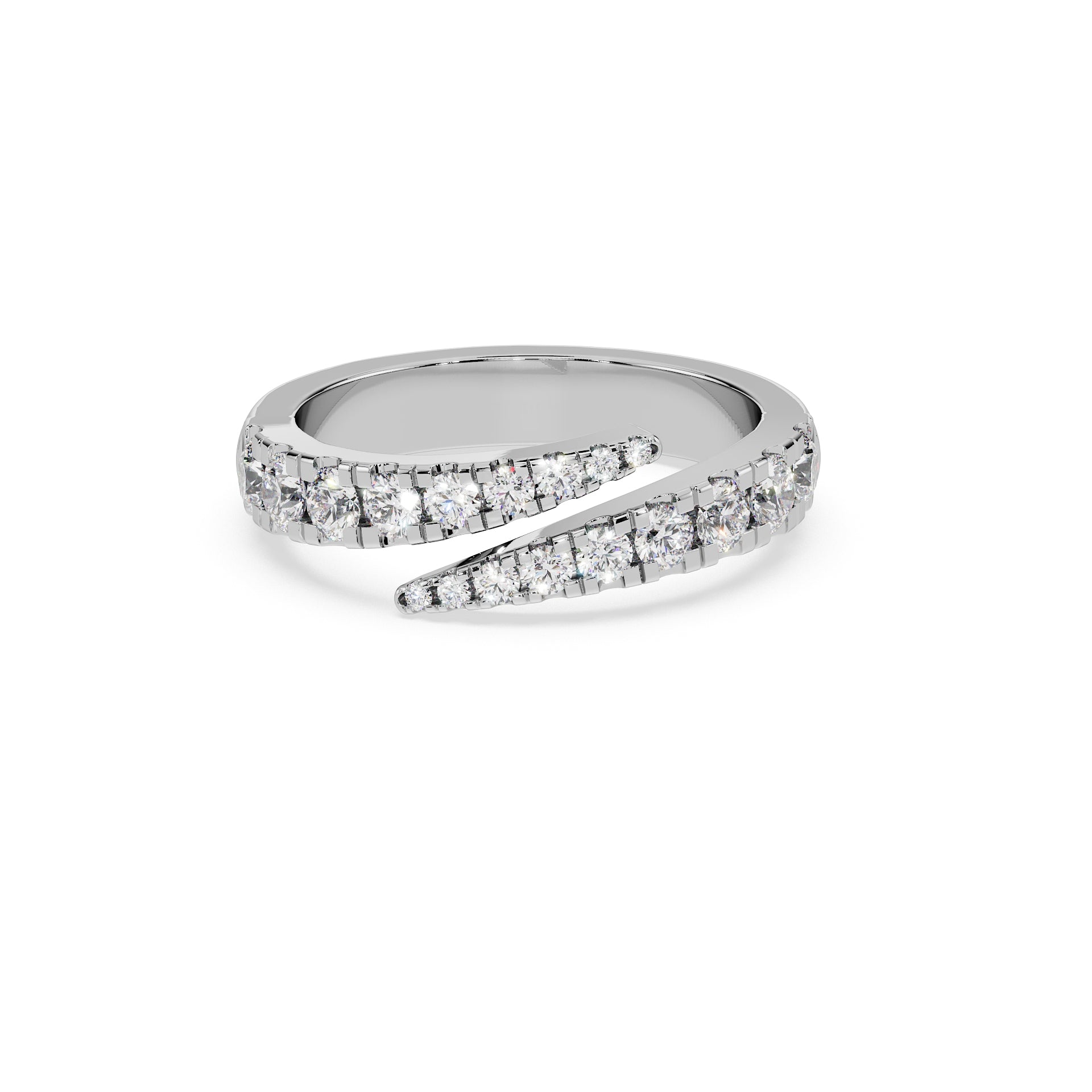 14K White gold