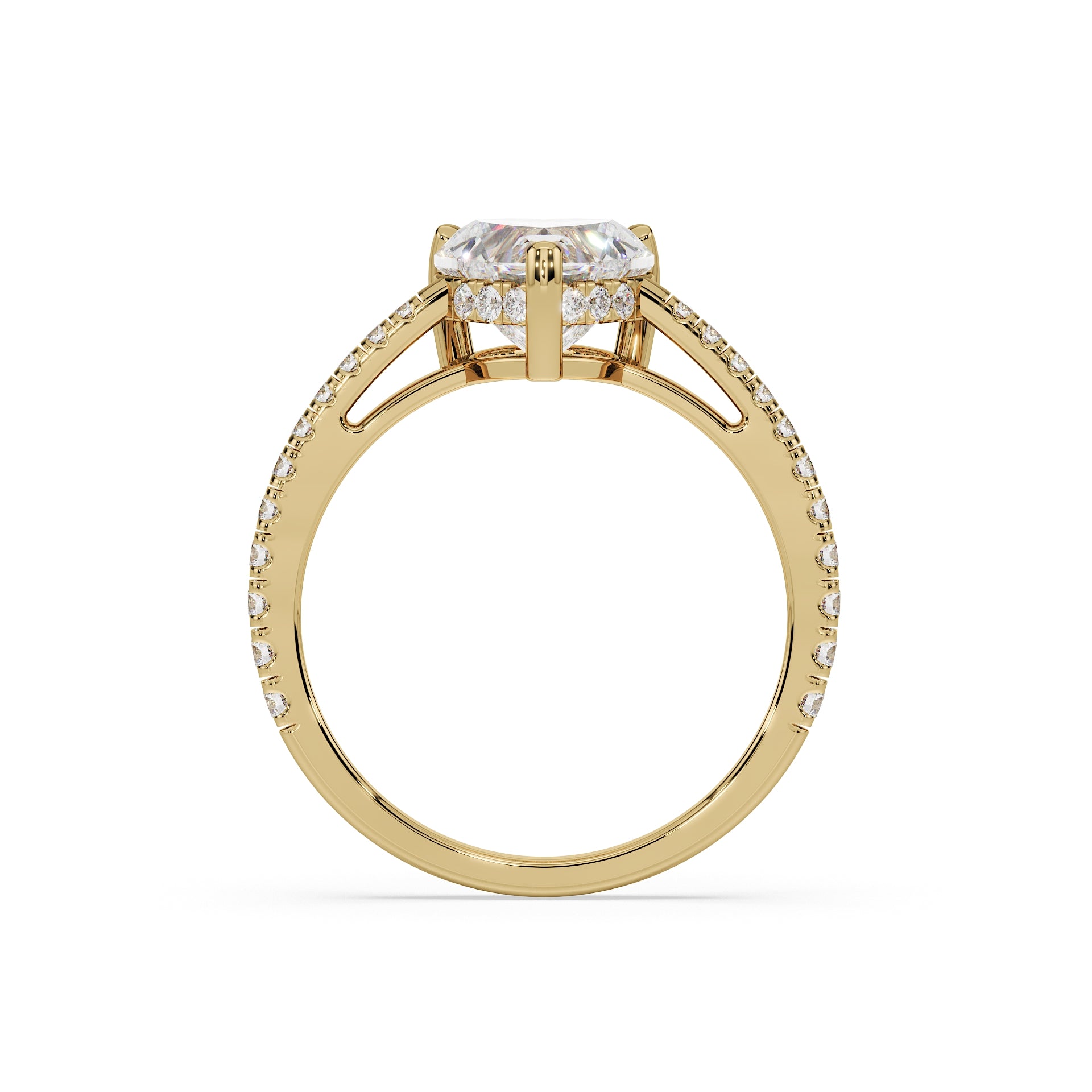 The Posh-Inspired Heart Ring