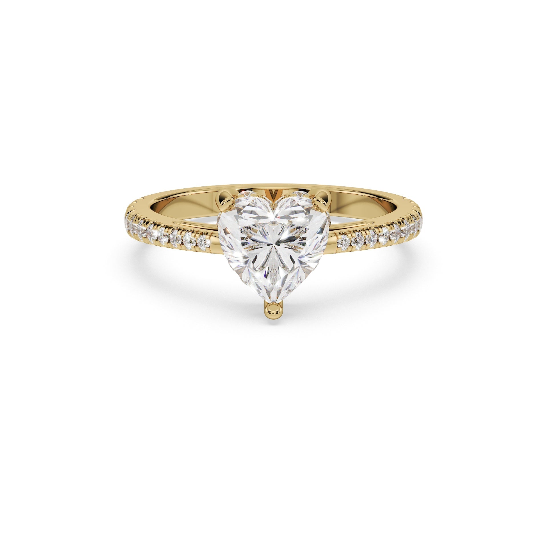 The Posh-Inspired Heart Ring