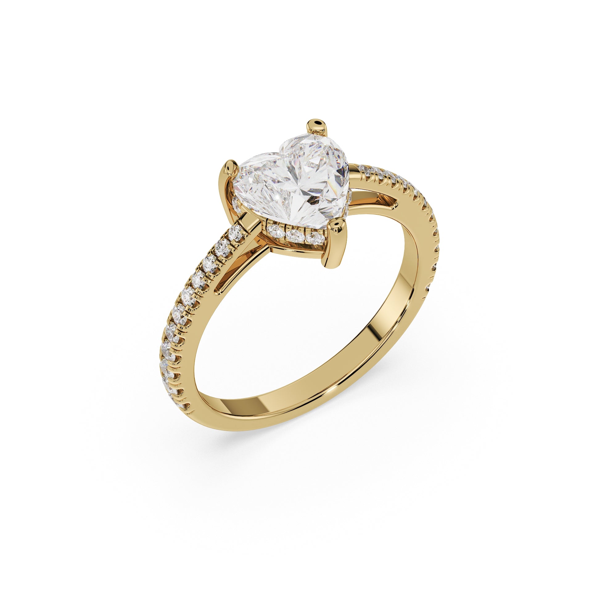 The Posh-Inspired Heart Ring