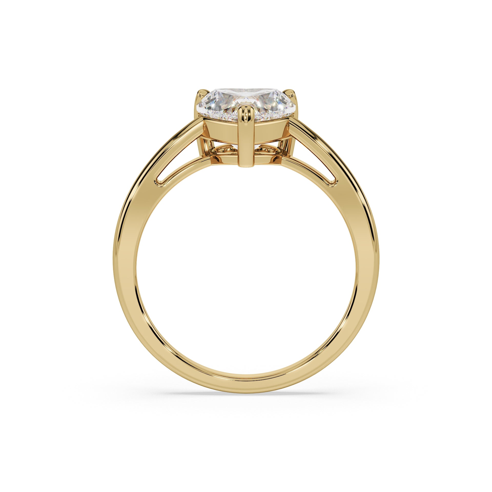 The Posh-Inspired Heart Ring