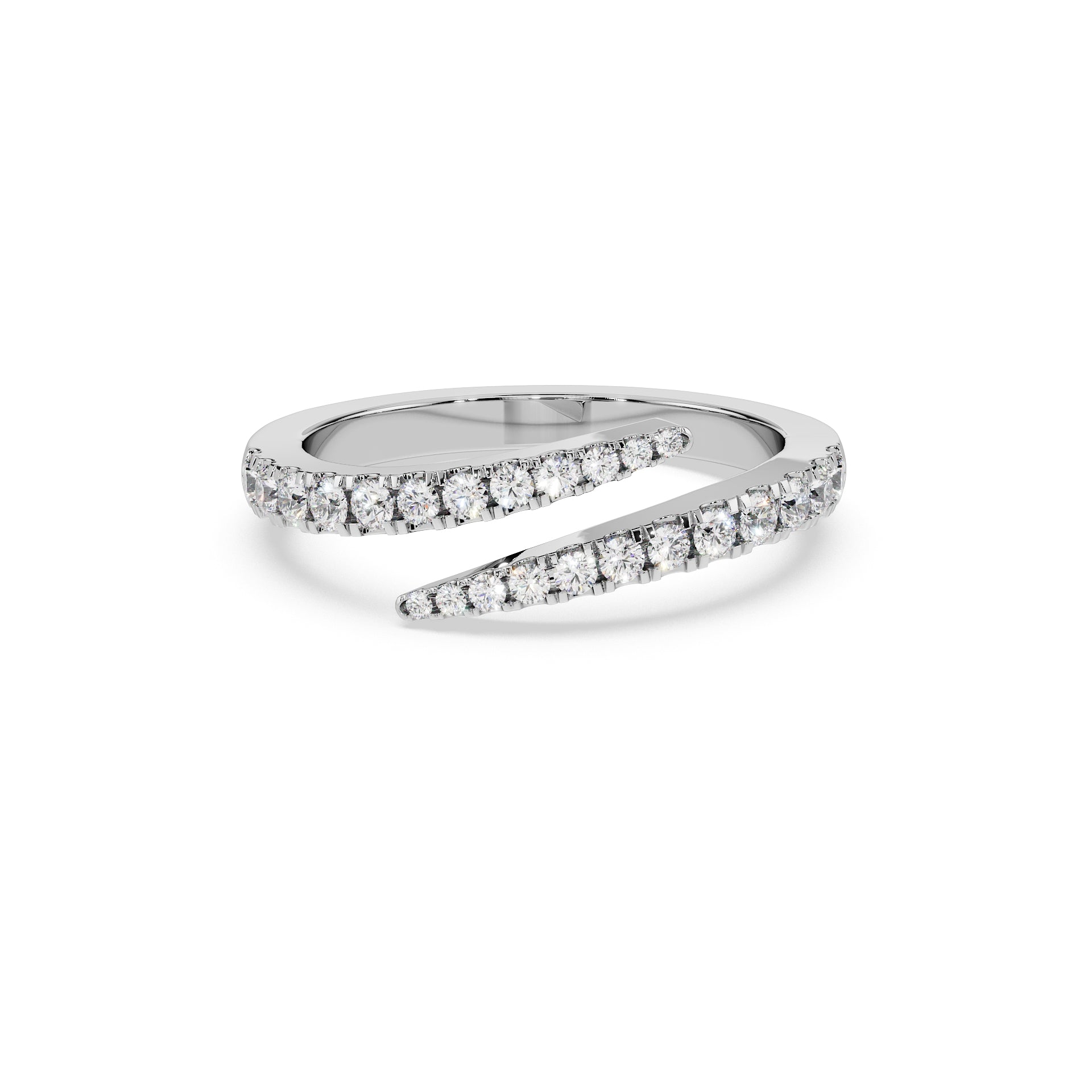 14K White gold